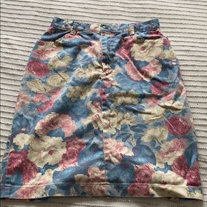 Vintage Jean Skirt